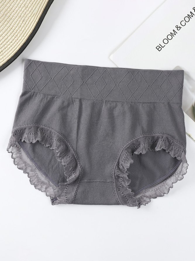 Breathable High Waist Lace Casual High Waist Panty
