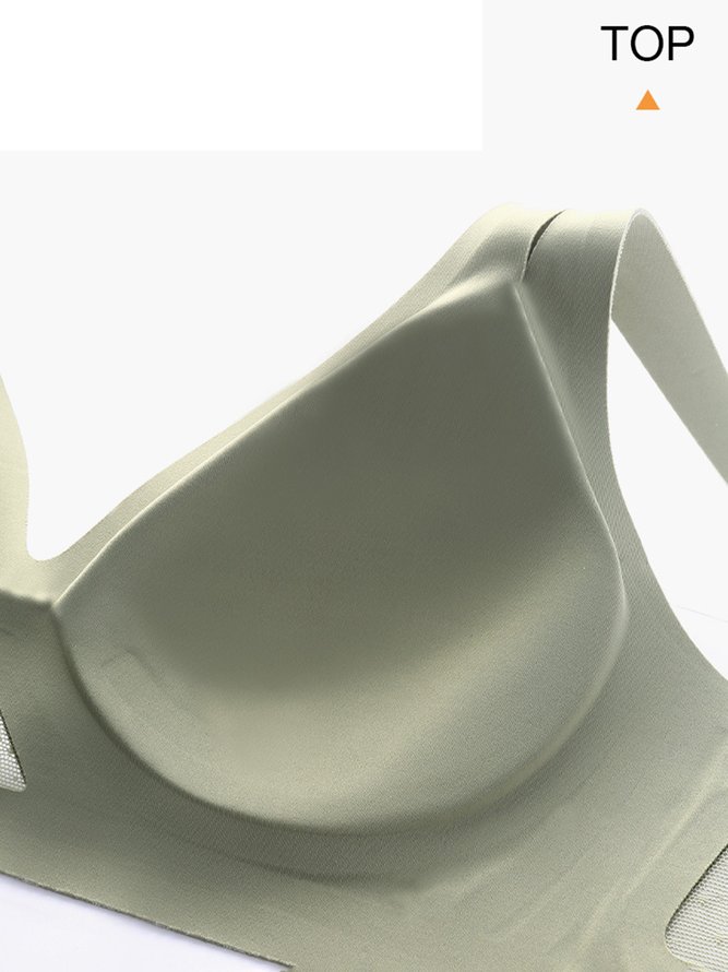 Breathable Comfortable Traceless Lifting Water Drop Mold Cup Daily Bra