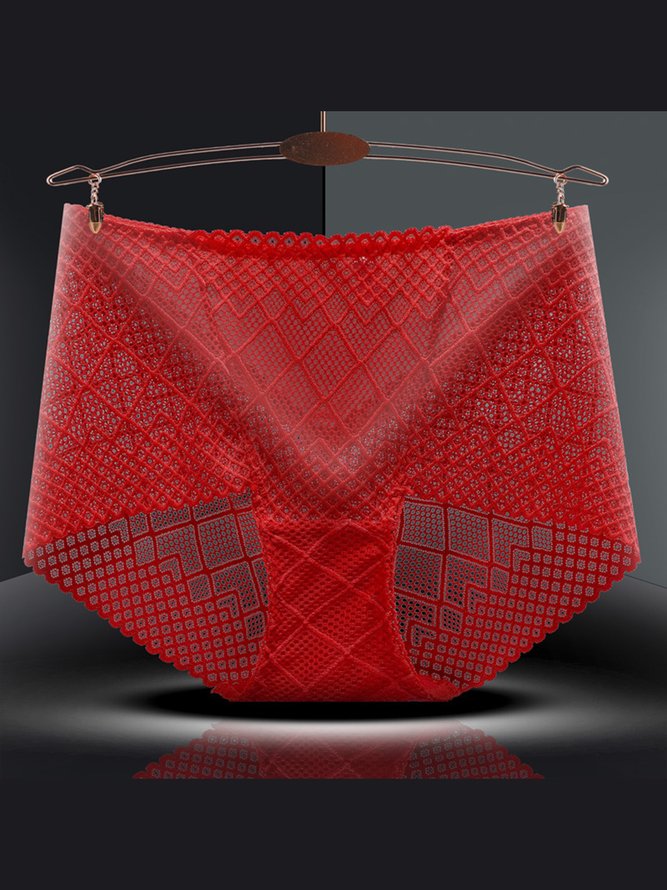Sexy Lace Geometric Panty