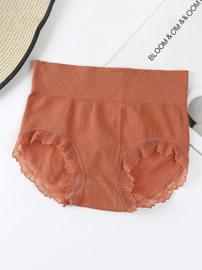 Breathable High Waist Lace Casual High Waist Panty