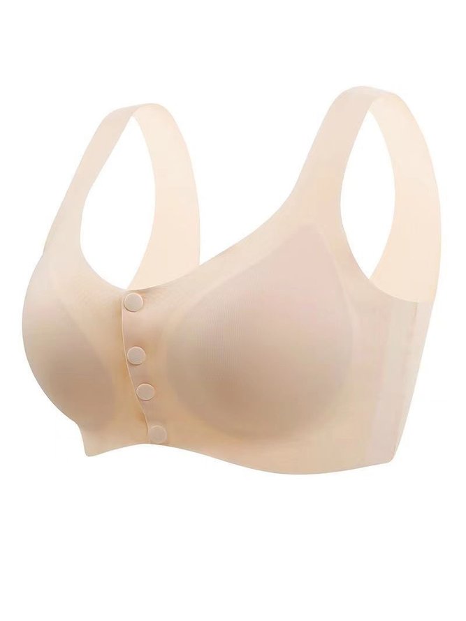 Casual Plain Bra & Bralette