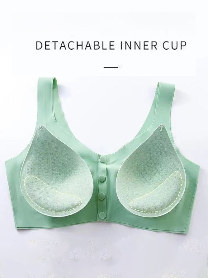 Casual Plain Bra & Bralette