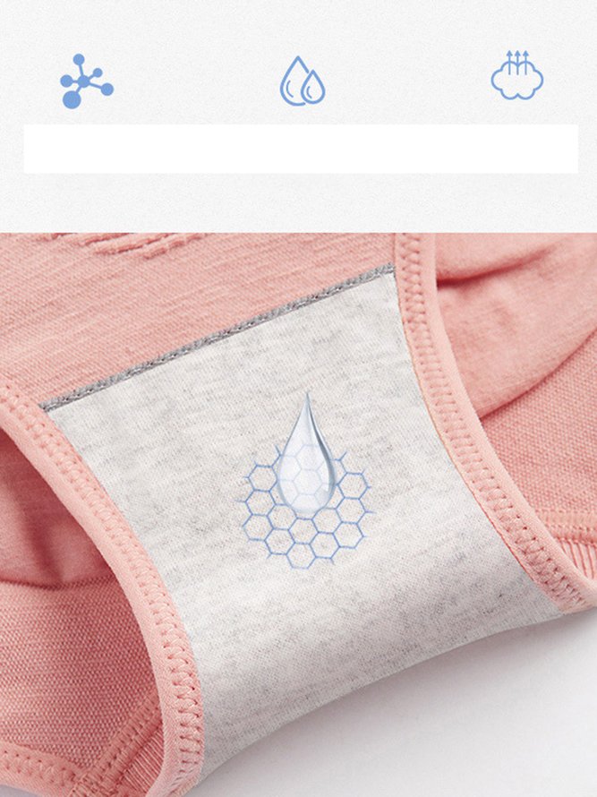 Women's Breathable Comfortable Heart Shape Woven Seamless Panty