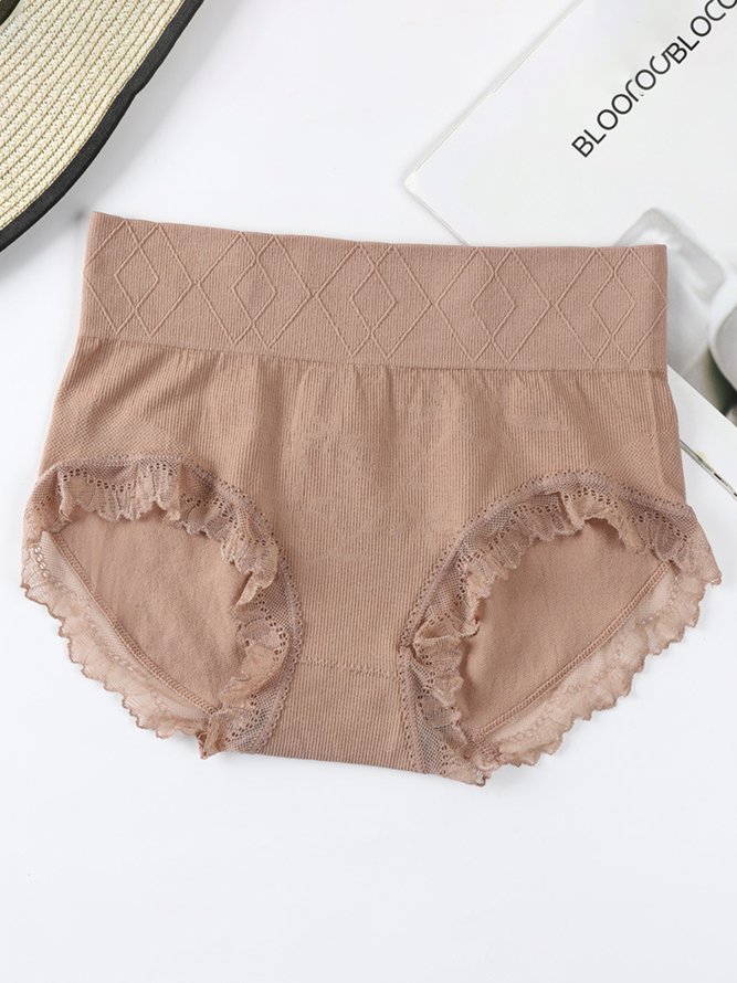 Breathable High Waist Lace Casual High Waist Panty