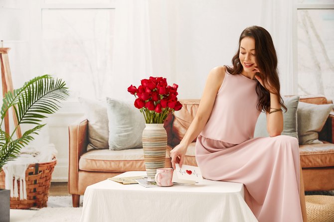 Sleeveless Holiday Solid Round Neck Long Weaving Dress