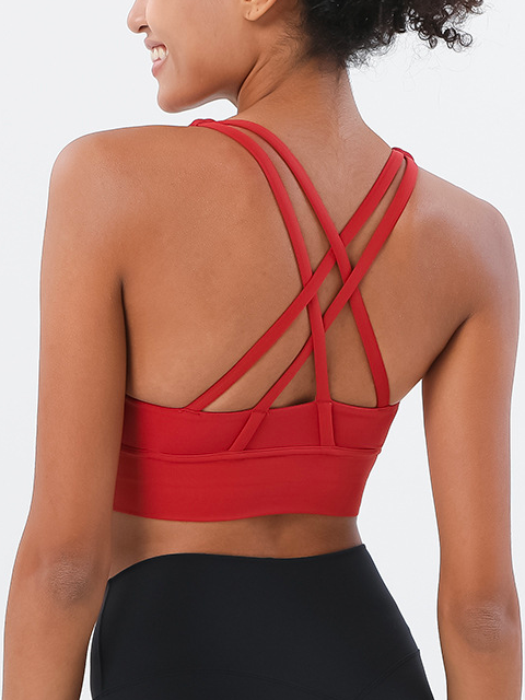 Casual Plain Sports Bra