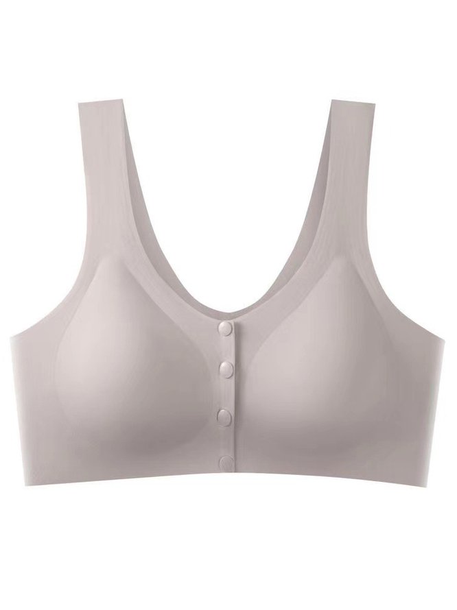 Casual Plain Bra & Bralette