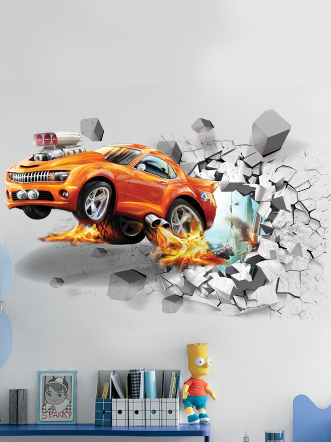 3D Creative Dinosaur Decorative Sticker Bedroom Wall Sticker