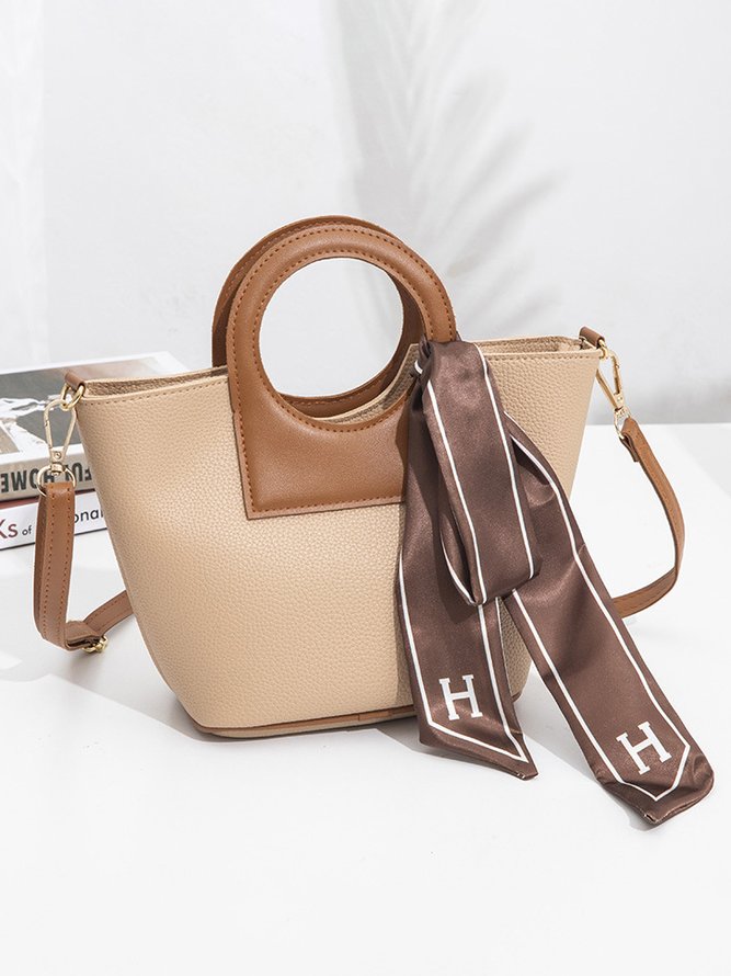 Urban Casual Simple Leather Handbag Messenger Bag Daily Women Jewelry