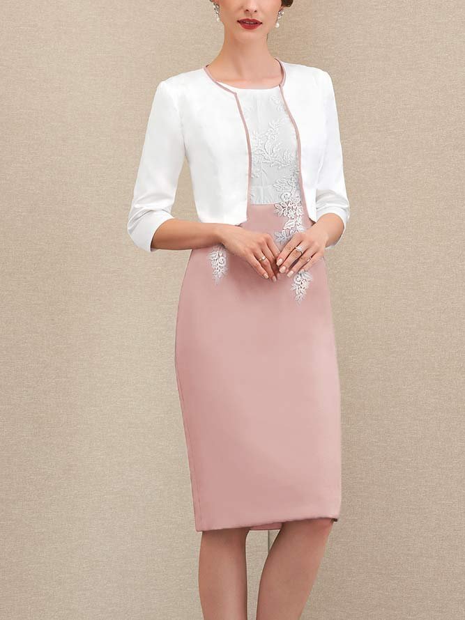 Loose Floral Urban Lace Two-Piece Set