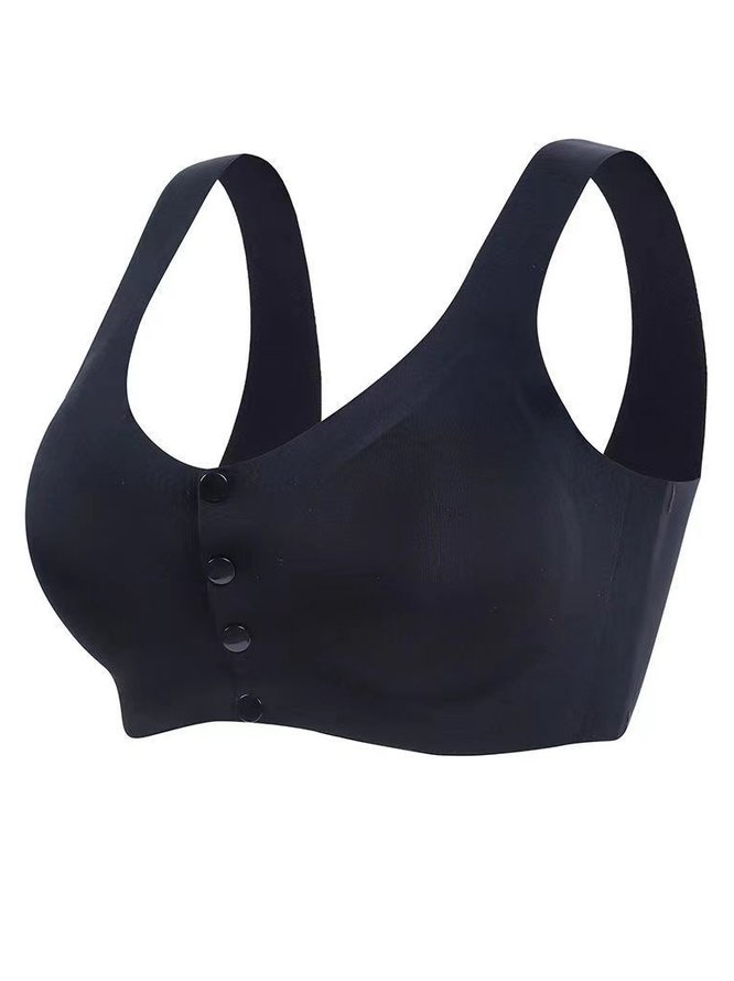 Casual Plain Bra & Bralette