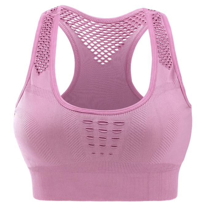 Plain Spaghetti Casual Sports Bra