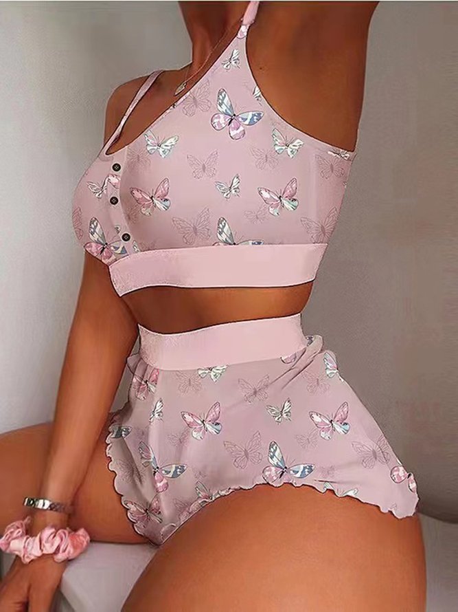 Printed Pattern Pajama Set