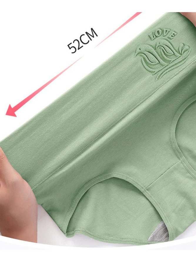 Breathable Casual Cotton Floral Panties