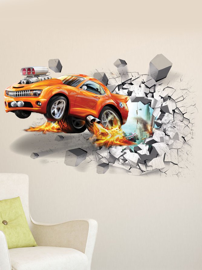 3D Creative Dinosaur Decorative Sticker Bedroom Wall Sticker