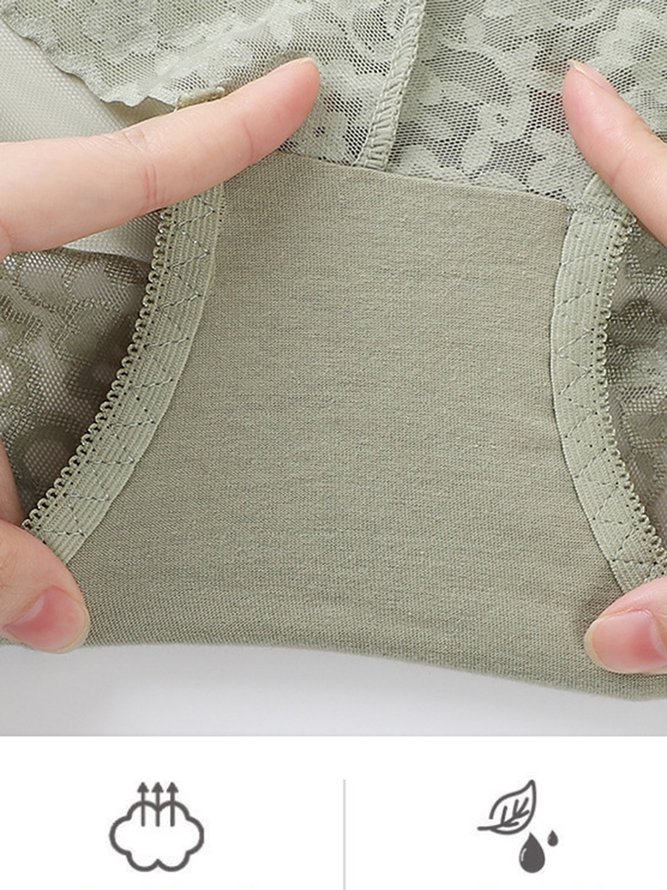 Breathable Sexy Lace High Elastic High Waist Panty