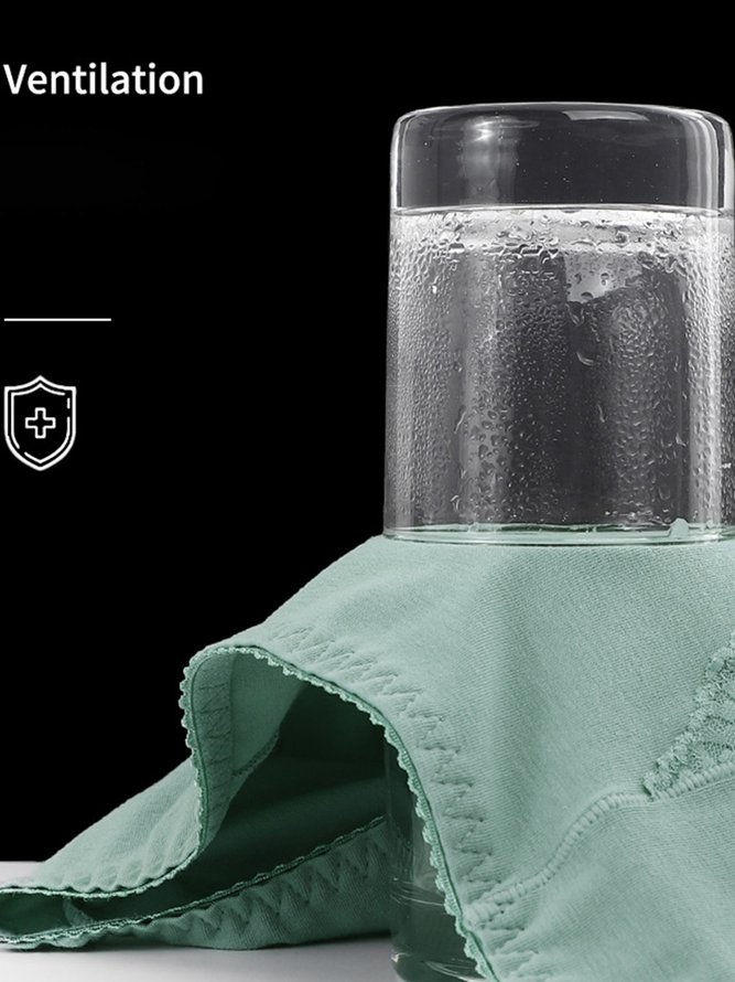 Breathable High Elastic Casual High Waist Lace Briefs