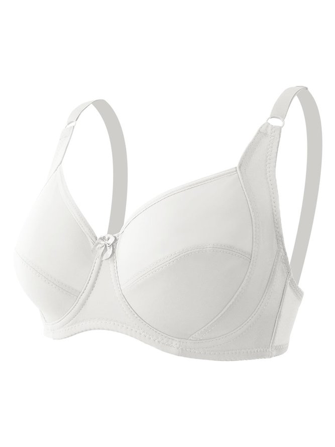 Breathable Plus Size D Cup Wired Bra