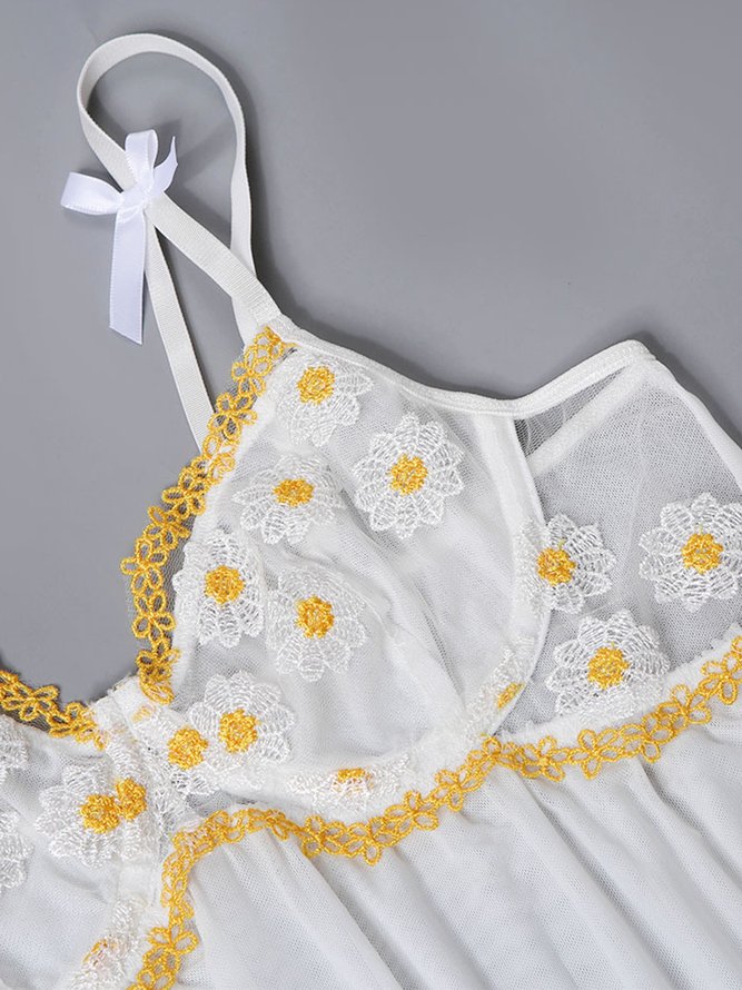 Mesh Sexy Floral Sexy Lingerie