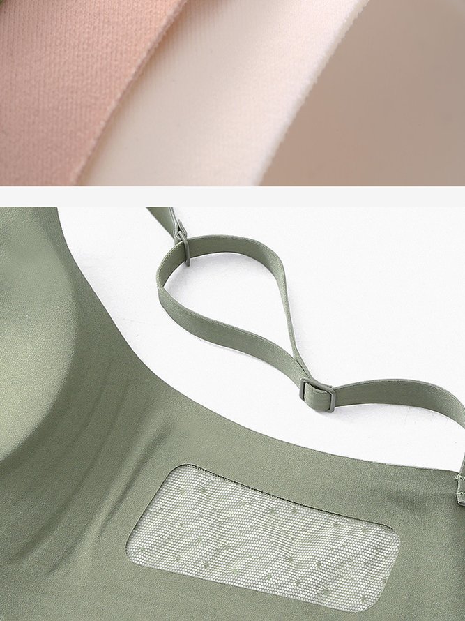 Breathable Comfortable Traceless Lifting Water Drop Mold Cup Daily Bra