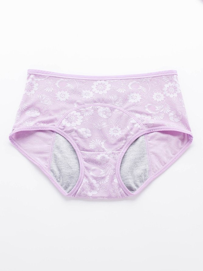 Breathable Comfortable Lace Jacquard Menstruation Physiological Panties