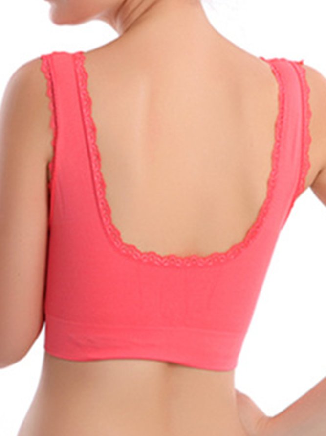 Lace Sexy High Elasticity Breathable Sports Bra