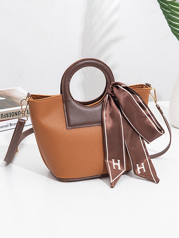 Urban Casual Simple Leather Handbag Messenger Bag Daily Women Jewelry