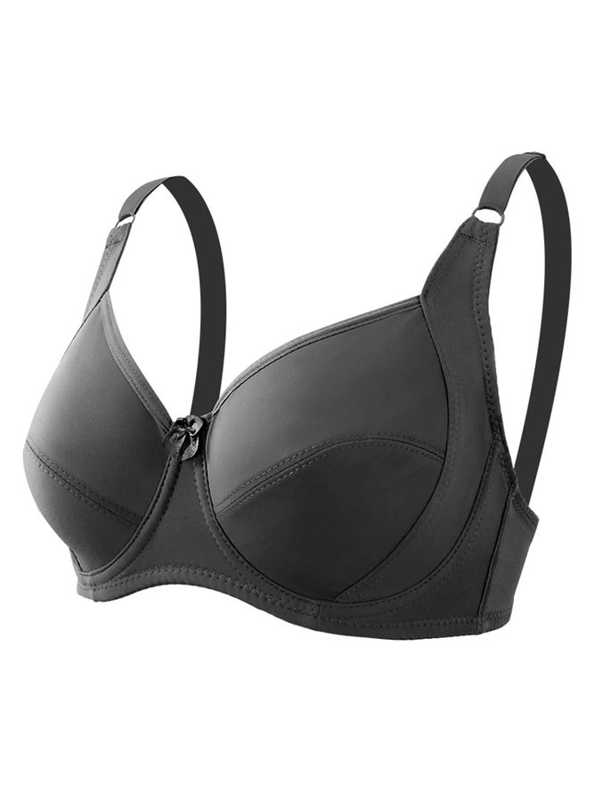 Breathable Plus Size D Cup Wired Bra