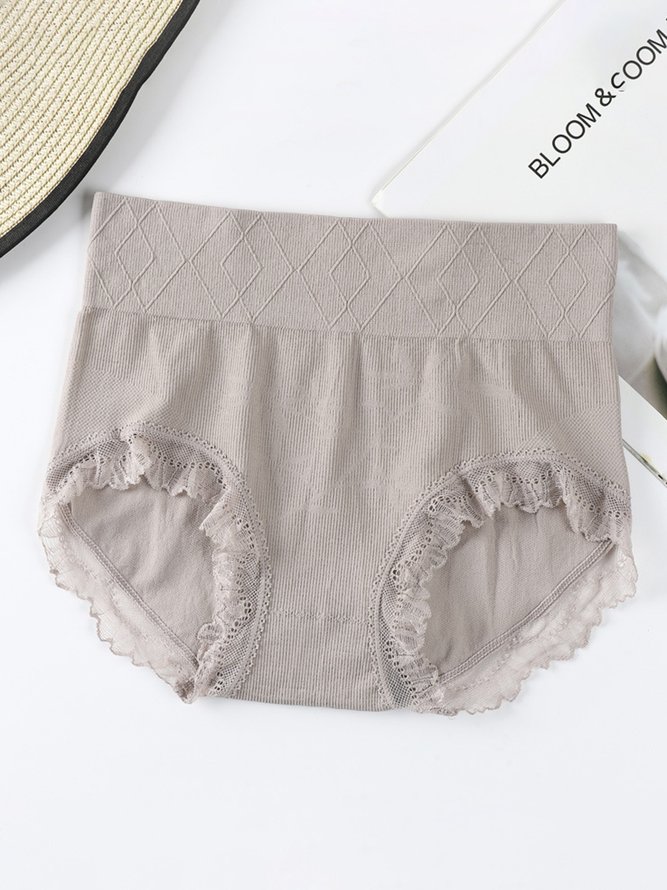 Breathable High Waist Lace Casual High Waist Panty