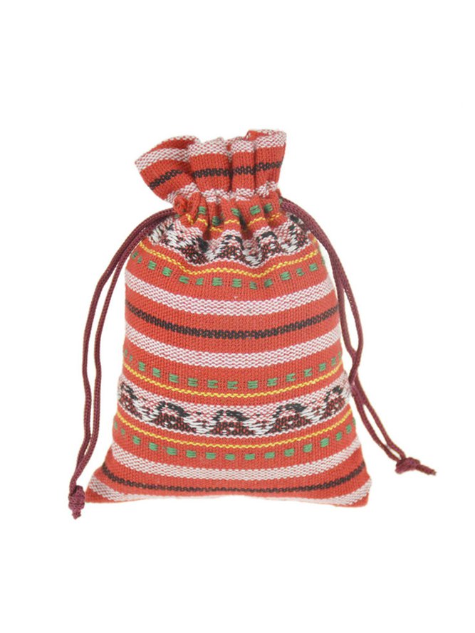 Ethnic Drawstring Storage Bag