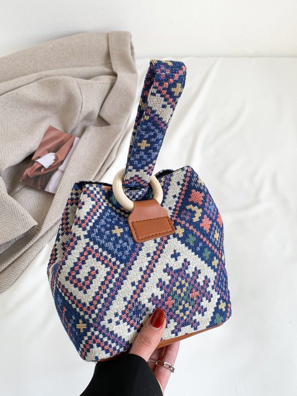 Casual Ethnic Pattern Cross Clutch Women's Coin Purse Ethnic Boho