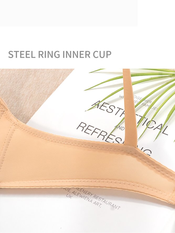 Breathable Plus Size D Cup Wired Bra