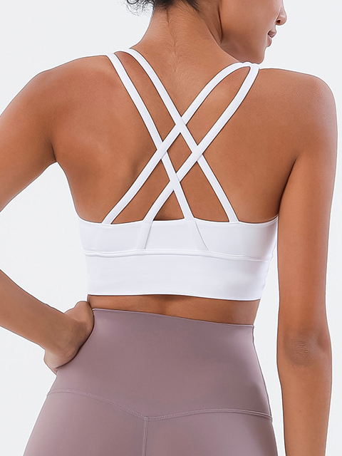 Casual Plain Sports Bra