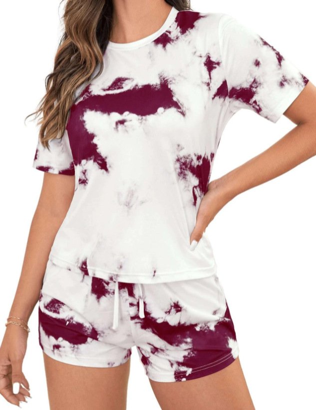 Crew Neck Regular Sleeve Casual Lounge Set