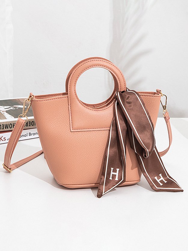 Urban Casual Simple Leather Handbag Messenger Bag Daily Women Jewelry