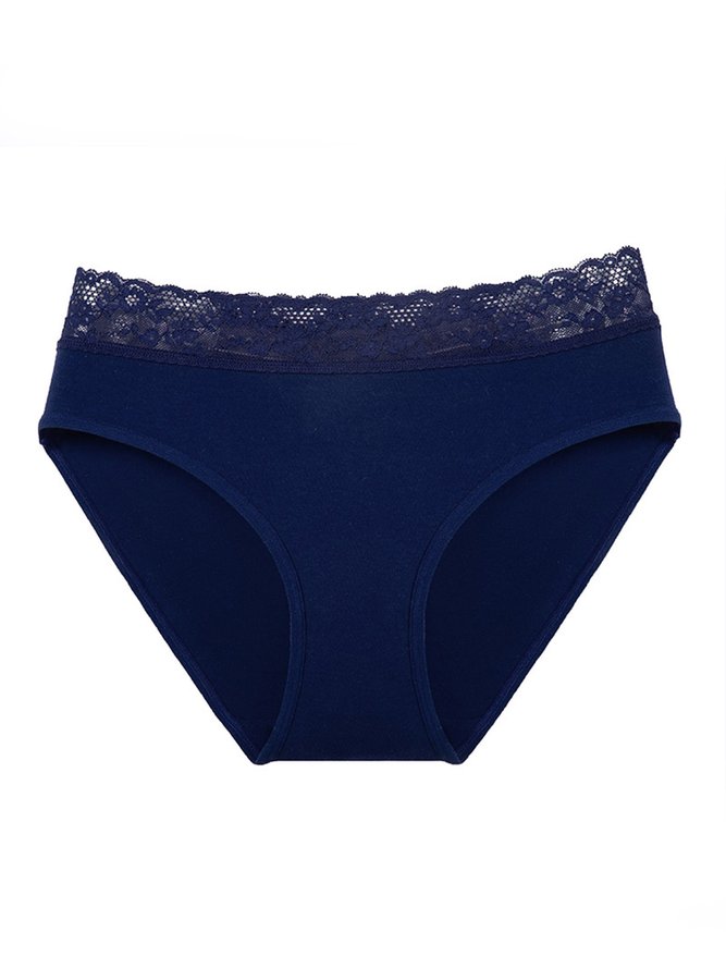 Sexy Lace Cotton Briefs