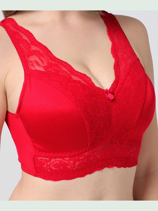 Casual Lace Floral Bra & Bralette