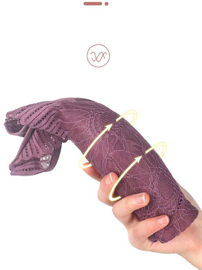 Breathable Cotton Lace Front Button Bra & Bralette