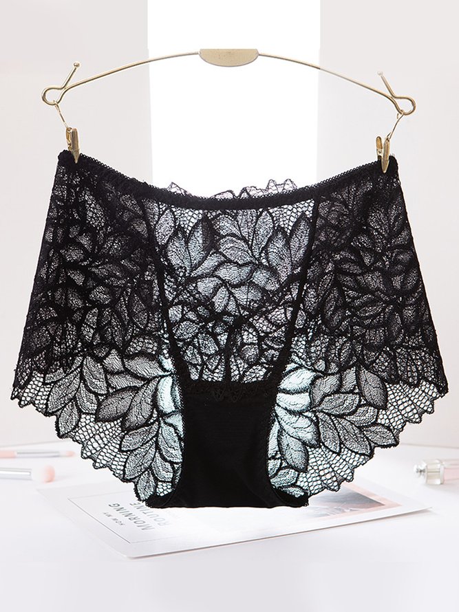 Sexy Lace Breathable Stretch Briefs