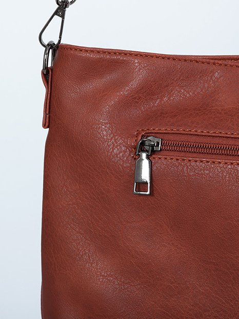 Retro Leather Tassel Messenger Bag Western Style Music Festival Women's Shoulder Bag