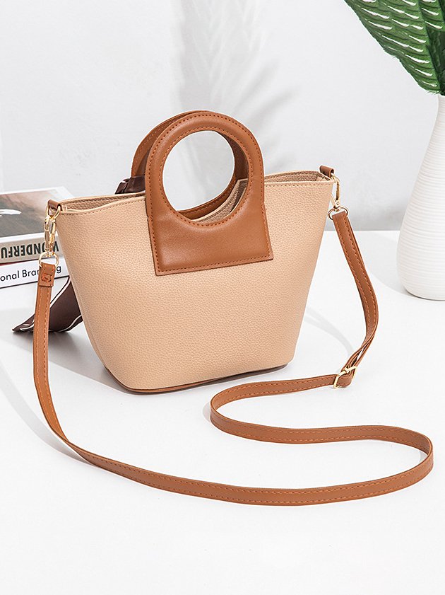 Urban Casual Simple Leather Handbag Messenger Bag Daily Women Jewelry
