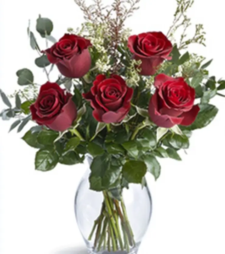 Extravagant Arrangement of Red Roses