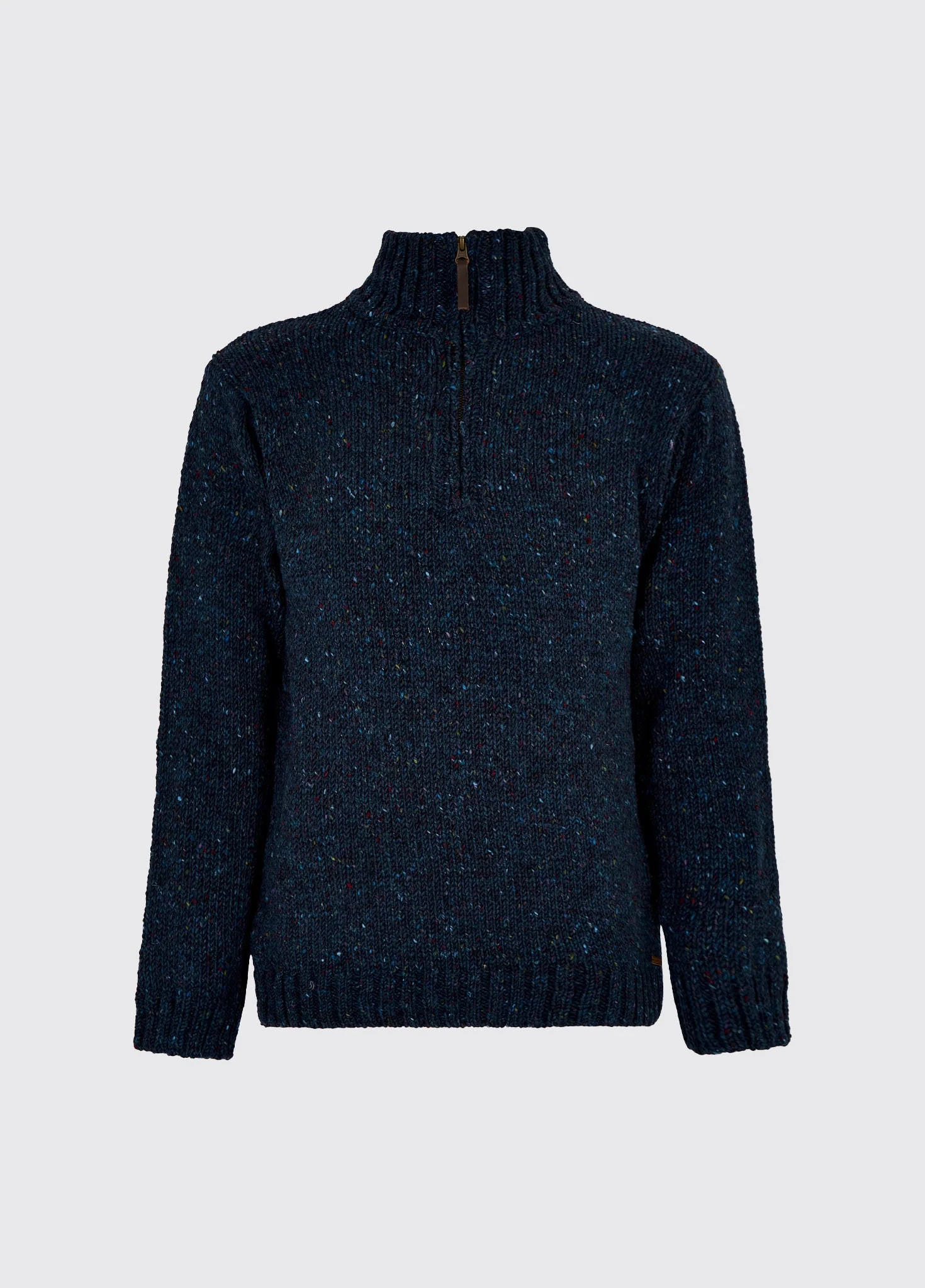 Callaghan Men's Irish Knit Donegal Sweater - Navy