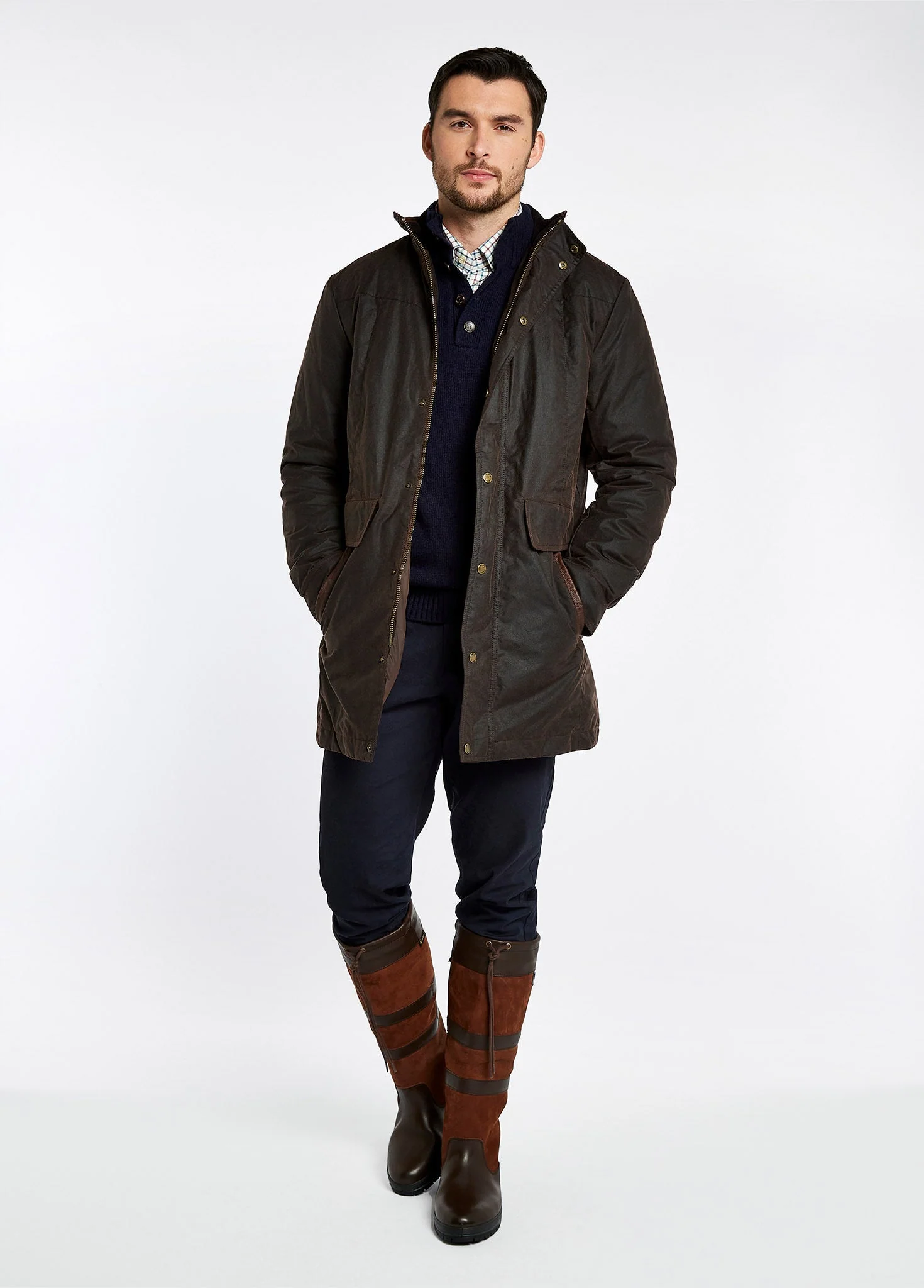 Galway Mens Country Boot - Walnut