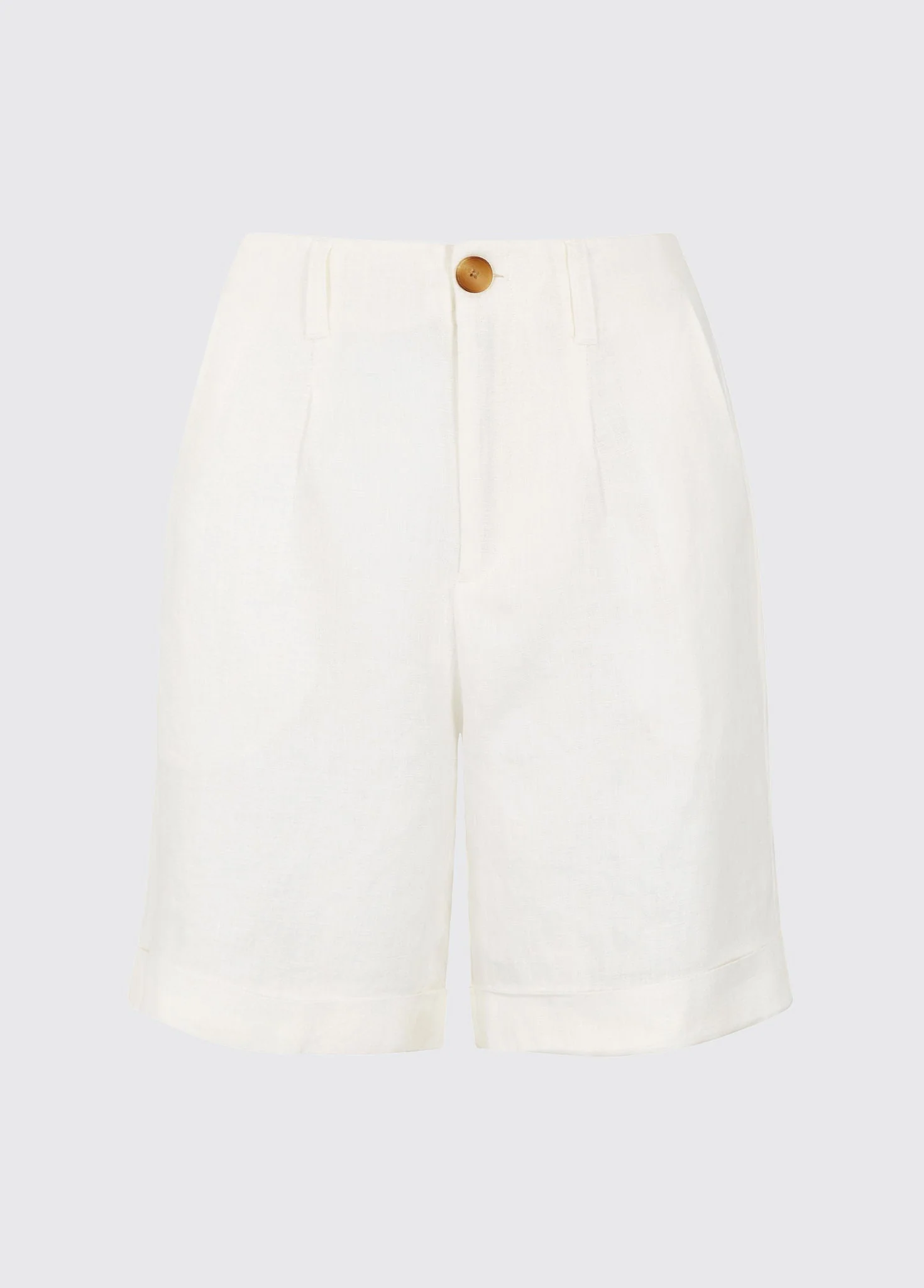 Maryland Ladies' linen shorts - White