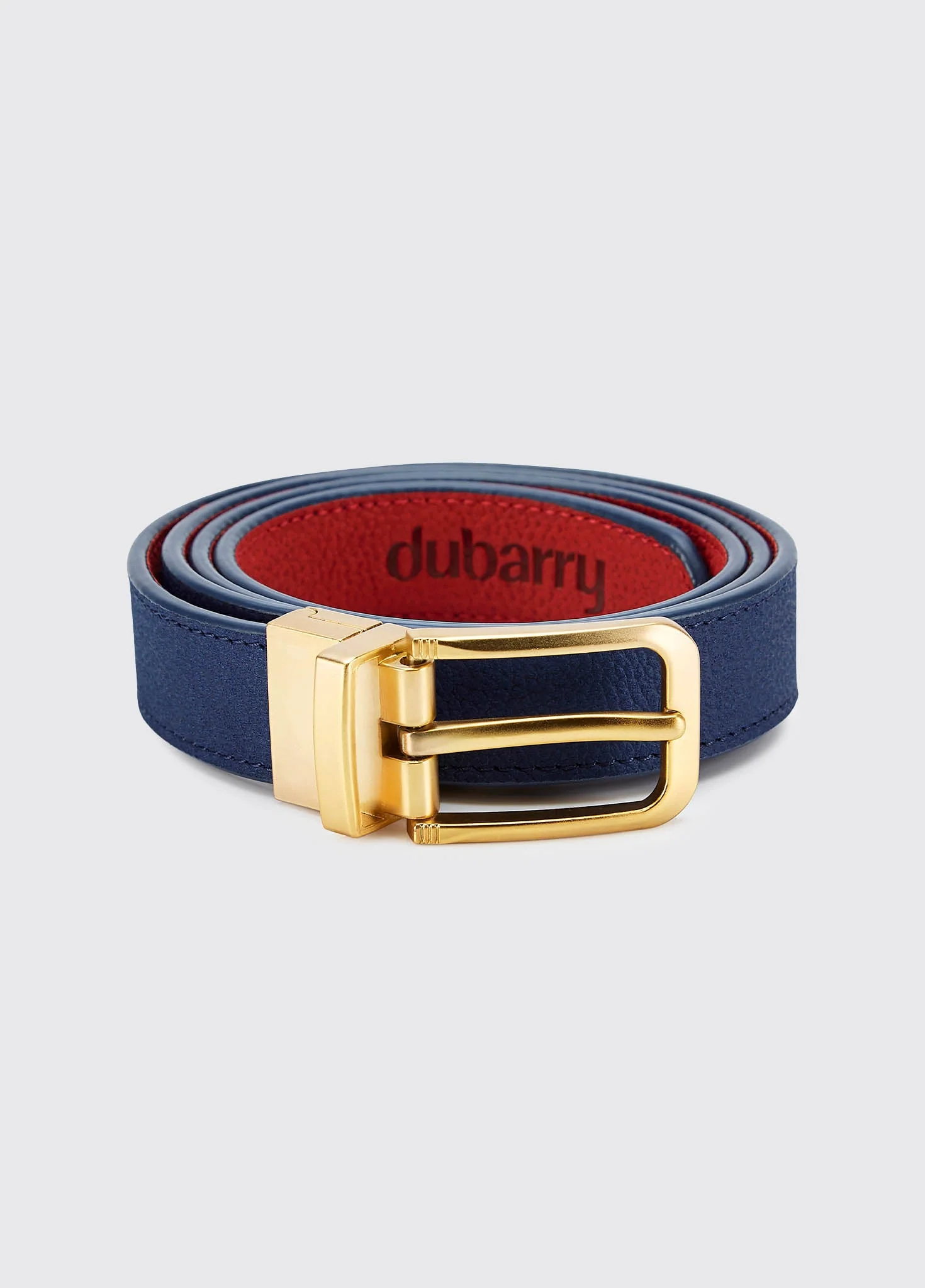 Foynes Leather Belt - Royal Blue