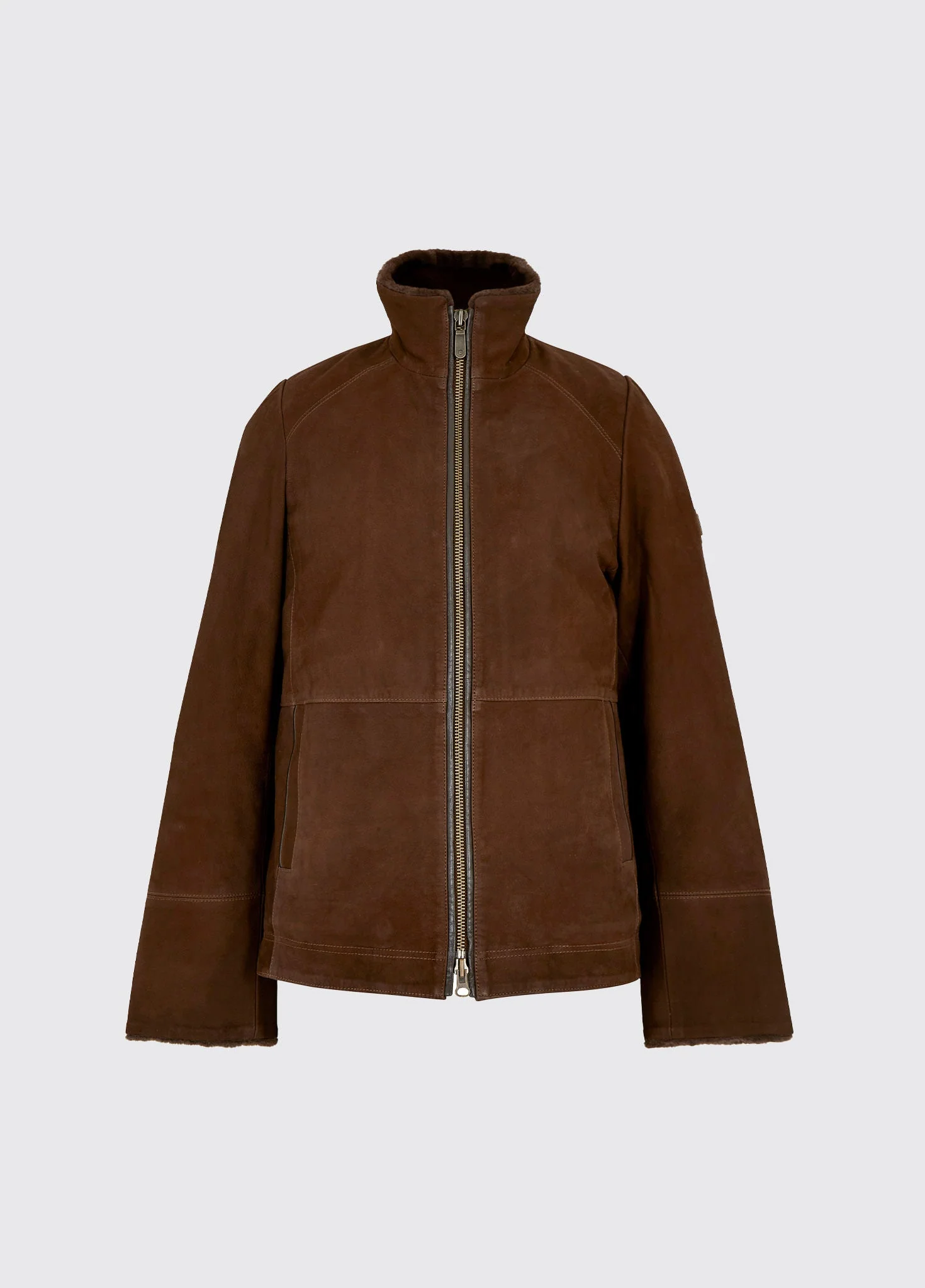Merriman Men's leather jacket – Walnut