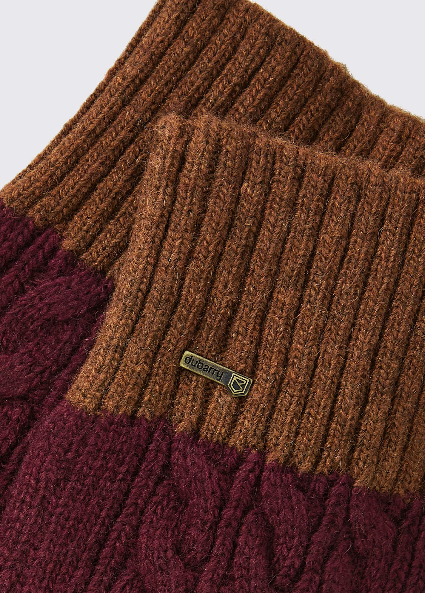 Ballyhide Knitted Gloves - Ox Blood