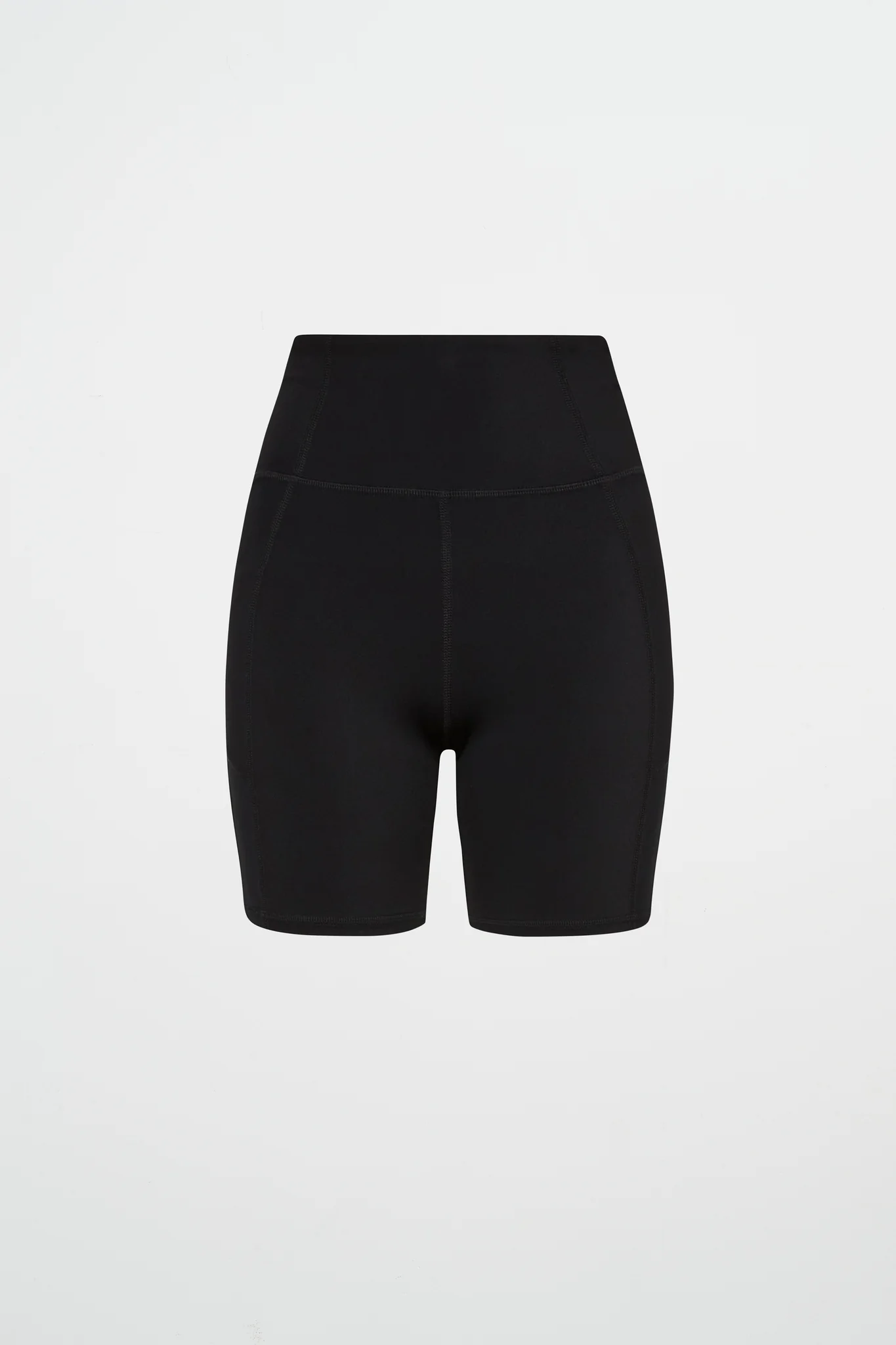 High Rise Mesh Detail Bike Shorts 203