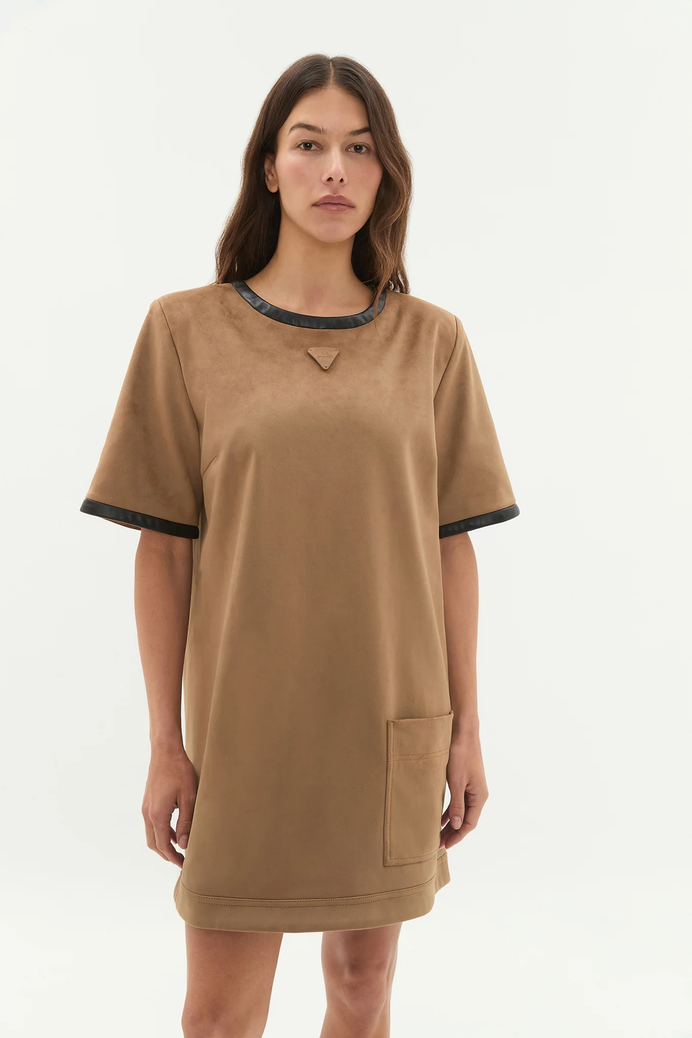 Calyx Vegan Suede Dress